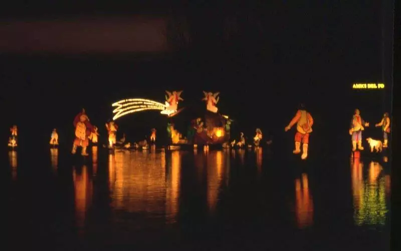 Presepio sul Po - edizione Natale 1995 (Foto Amici del Po)