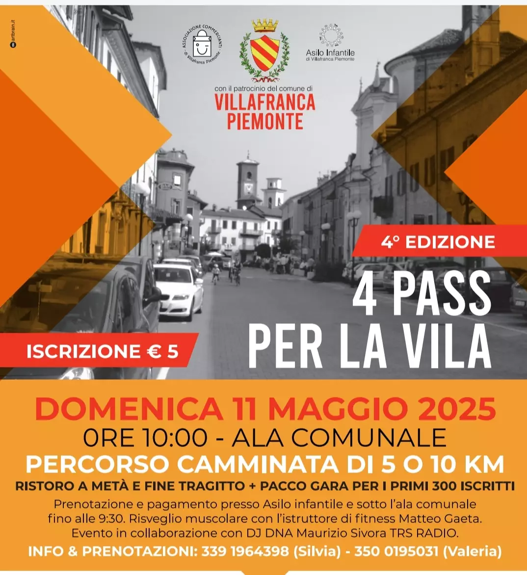 Locandina 4 pass per la Vila 2025