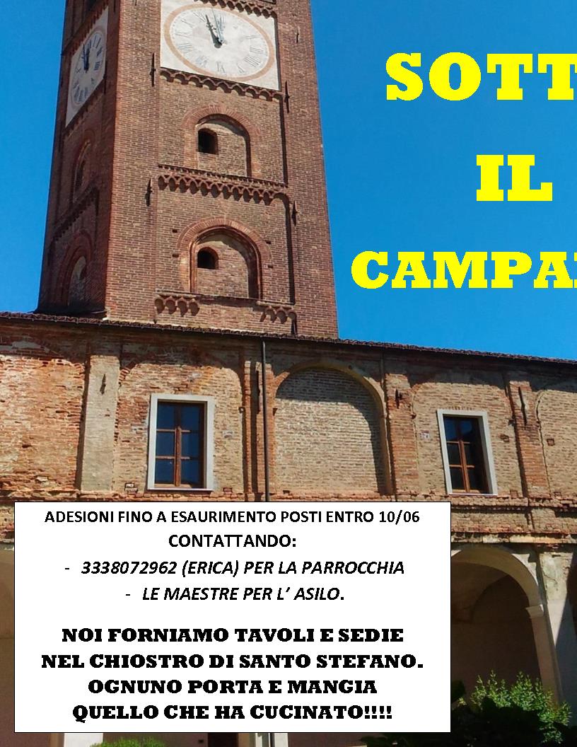 Cena sotto il Campanile 2016
