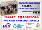 Volley Villafranca 2 dicembre serie C