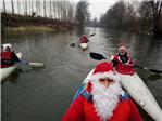 Discesa sul Po Babbi Natale Villafranca Piemonte